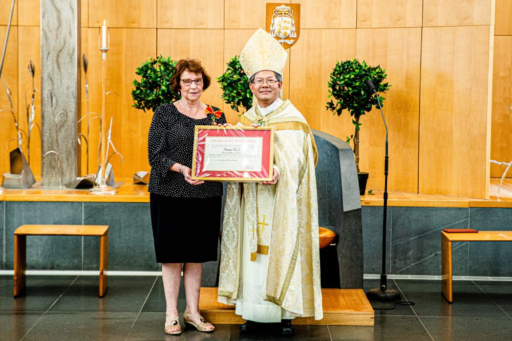 Papal Honours Anne Clark Bishop Vincent