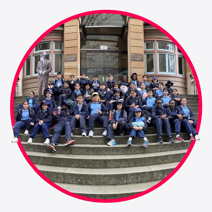Students on excursion at St Margaret Mary's Catholic Primary Merrylands